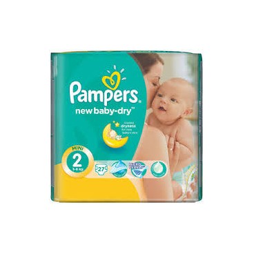 PAMPERS NEW BABY DRY T2 lot 6X27 4015400537380