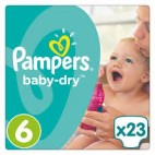 PAMPERS BABY DRY T6 LOT 4X23 KLL 4015400834793