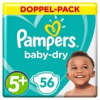 PAMPERS BABY DRY T5 PLUS LOT 2X56 KLL 8001090918154