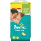 PAMPERS BABY DRY GIGA T4 X 120 KLL 4015400833871