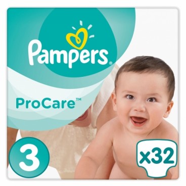 PAMPERS PRO CARE T3 LOT 4X32 KLL 8001090434968