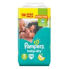 PAMPERS BABY DRY T5 X 108 KLL 4015400834410B