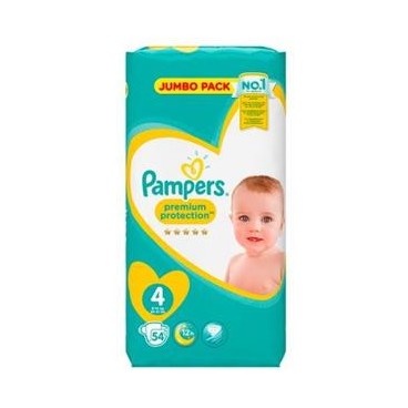 PAMPERS PREMIUM PROTECTION T4 LOT 2X54 KLL 4015400849230