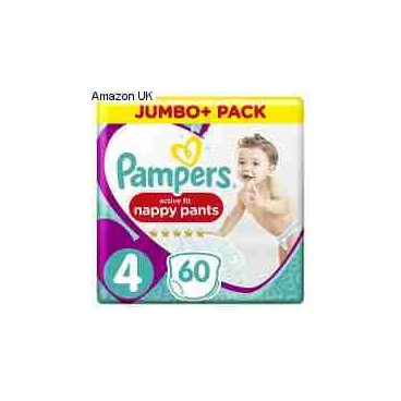 PAMPERS ACTIVE FIT PANTS T4 X 60 KLL 8001090359568