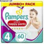 PAMPERS ACTIVE FIT PANTS T4 X 60 KLL 8001090359568