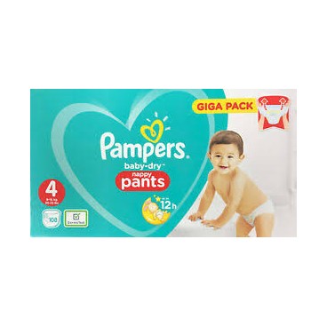 PAMPERS BAY DRY PANTS T4 X 108 KLL 8001090967961