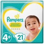 PAMPERS PREMIUM PROTECTION T4 PLUS 4X21 KLL 800109029505