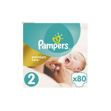 PAMPERS PREMIUM CARE NEW BABY DRY T2 2X80 KLL 4015400741626