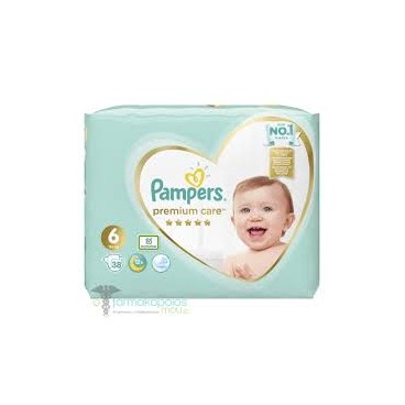 PAMPERS PREMIUM CARE T6 3X38  (EN/PL/RO) CARTON KLL 8001841105123