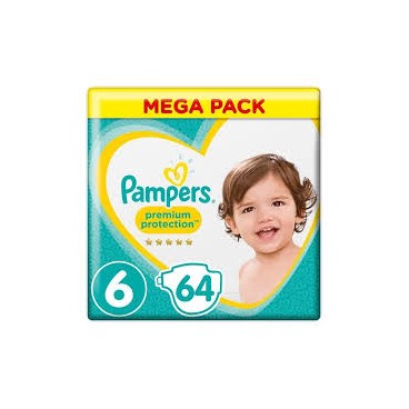PAMPERS PREMIUM PROTECTION T6 2x64 KLL 8001090610072