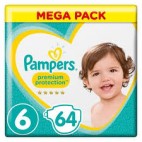 PAMPERS PREMIUM PROTECTION T6 2x64 KLL 8001090610072