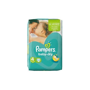 PAMPERS BABY DRY T4 2X44 KLL 4015400689522