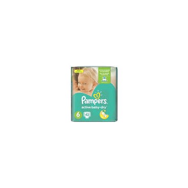 PAMPERS ACTVE BABY DRY T6 LOT 4X42 (EN/PL/LT/R..) KLL 8001090903181