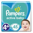 PAMPERS ACTIVE BABY T4+ LOT 3X45 KLL (EN/PL/RO) 8001090950000