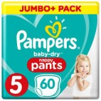 PAMPERS BABY DRY PANTS T5 LOT 2X60 KLL 8001841159690