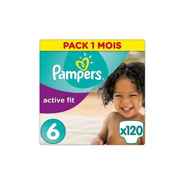 PAMPERS ACTIVE FIT  T6 X 120 COUCHES KLL 8001841254487