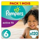 PAMPERS ACTIVE FIT  T6 X 120 COUCHES KLL 8001841254487