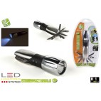 TORCHE 1 LED AVEC OUTILS MULTIFONCTION ( 6 PIECES)