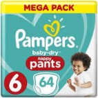 PAMPERS BABY DRY PANTS t6 2X64 KLL 8001090706812