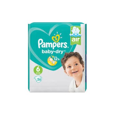 PAMPERS BABY DRY T6 3X26 CARTON KLL 8001090336613