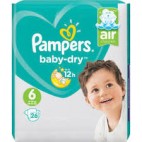 PAMPERS BABY DRY T6 3X26 CARTON KLL 8001090336613