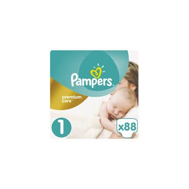 PAMPERS PREMIUM CARE T1 2X88 (EN/RO/PL/SK) KLL 4015400741596