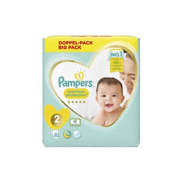 PAMPERS PREMIUM PROTECTION T2 2X82 KLL 8001841191577