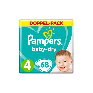 PAMPERS BABY DRY T4 2X68 KLL 8001090918062