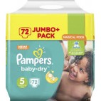 PAMPERS BABY DRY T5 X 72 KLL 4015400834335