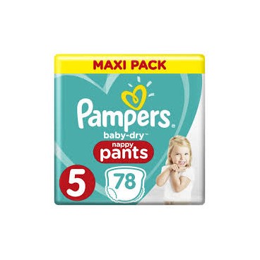 PAMPERS BABY DRY PANTS T5 X 78 CARTON KLL 8001090967909