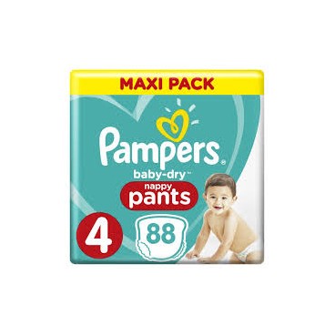 PAMPERS BABY DRY PANTS T4 X 88 CARTON KLL 8001090967862