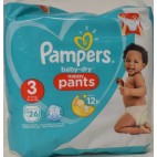 PAMPERS BABY DRY PANTS T3 4X26 CARTON KLL 8001841468792