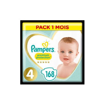 PAMPERS PREMIUM PROTECTION T4 X 168 KLL 4015400855323