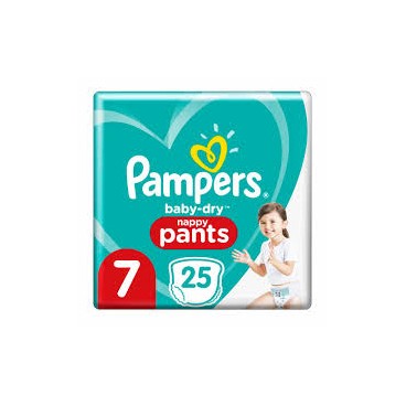 PAMPERS BABY DRY PANTS T7 4X25 KLL 8001841159607