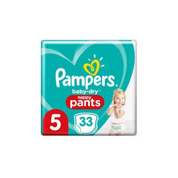 PAMPERS BABY DRY PANTS T5 3X33 KLL 8001841159485