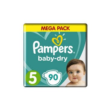 PAMPERS BABY DRY T5 X 90 KLL 8001090918222