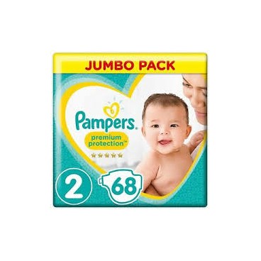 PAMPERS PREMIUM PROTECTION T2 2X68 KLL 8001841085951