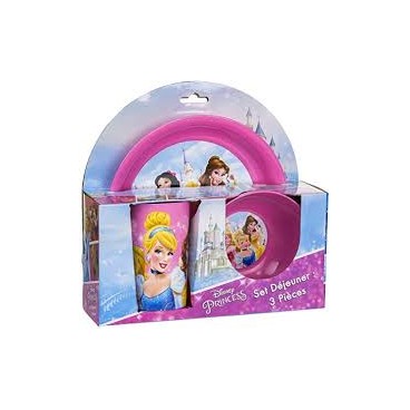 SET PACK DEJEUNER PRINCESSES