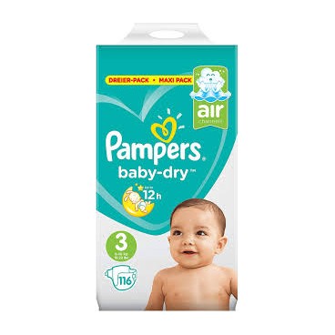 PAMPERS BABY DRY T3 X 116 KLL 8001090880307