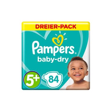 PAMPERS BABY DRY T5+ X 84 KLL 8001090918253