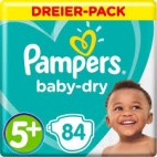PAMPERS BABY DRY T5+ X 84 KLL 8001090918253