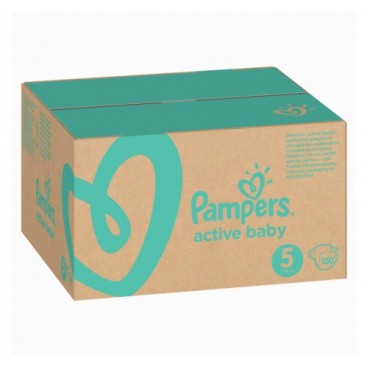 PAMPERS ACTIVE BABY T5 X 150 (ru-pl...) CARTON KLL 8001090172594