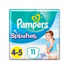 PAMPERS SPLASHERS COUCHES MAILLOT T4-5 ( cartons de 8 paquets de 11 couches) KLL 8001090698377
