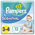 PAMPERS SPLASHERS COUCHES MAILLOT T3-4 (cartons de 8 paquets de 12couches) KLL 8001090698339