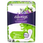 ALWAYS DISCREET SERVIETTES POUR FUITES URINAIRES SMALL CRT 6 PAQ DE 20U KLL 4015400632276