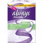 ALWAYS  PROTEGES SLIP SOFT ET FLEX NORM CART 4 PAQUETS DE 58U KLL 4015400567578