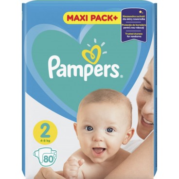 PAMPERS NEW BABY DRY 2X80 (EN/PL/RO..) KLL 8001090948601