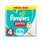 PAMPERS BABY DRY PANTS T4 X 104 (EN,RU,...) CARTON KLL 4015400697534