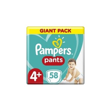 PAMPERS BABY DRY PANTS T4+ 2X58 (EN,PL,RU...) KLL 8001841133317