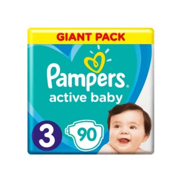 PAMPERS ACTIVE BABY T3 X 90 (EN,PL...) KLL 8001090949455